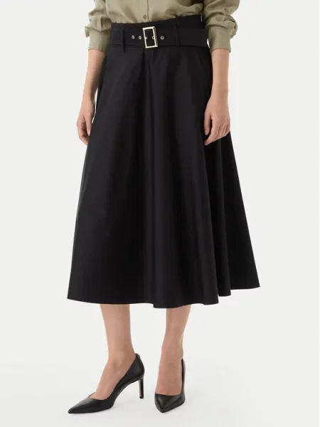 Marella Fustă trapez Tappeto negru