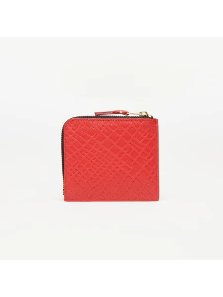 Portfel Comme Des Garcons Wallets skórzany czerwony