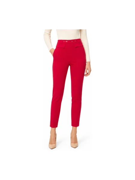 Pantaloni Elisabetta Franchi roșu