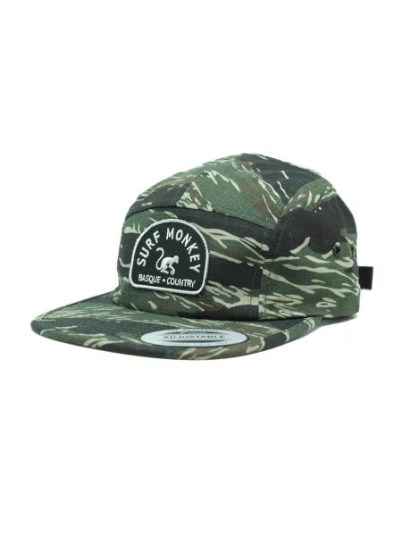 Surf Monkey Șapcă sport verde / negru alb