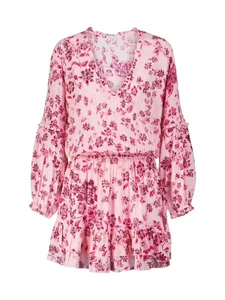 Rochie Poupette St Barth cu model floral roz