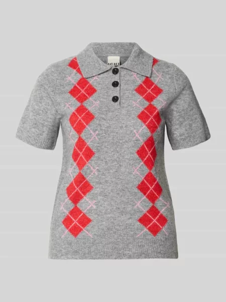 Koszulka polo o kroju slim fit z dodatkiem wełny model Dasila' Ichi