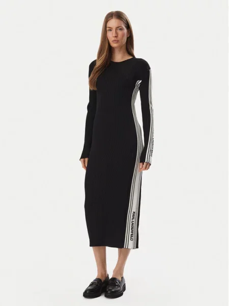 KARL LAGERFELD Rochie de zi negru