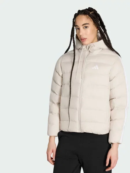 Демісезонна куртка adidas комбінований верх бежевий
