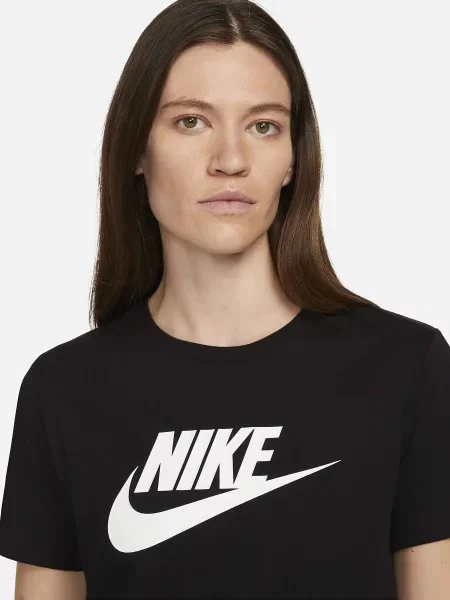 NIKE Футболка спортивна Без підкладки чорний