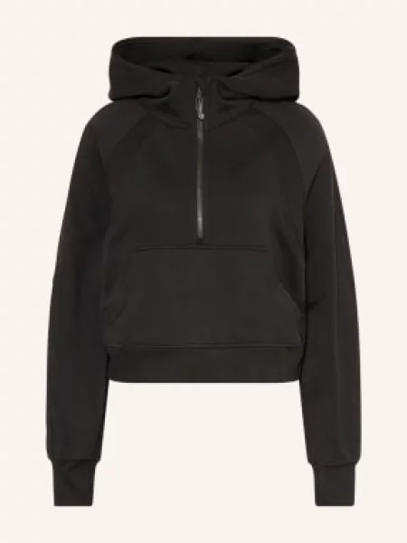 Lululemon Mikina Scuba Oversized Half černá