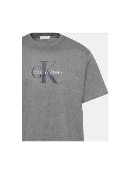 Tričko Calvin Klein Jeans šedé