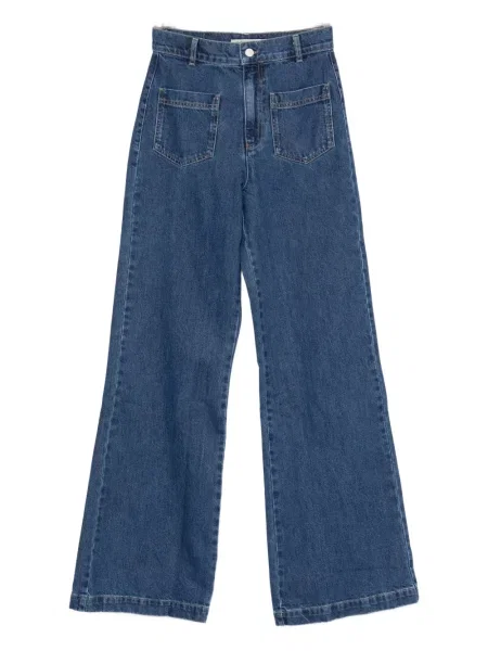 Jeansy The New Society niebieskie