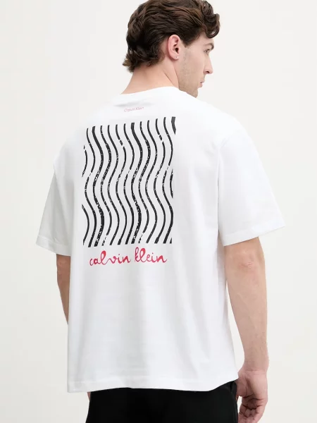 Calvin Klein Jeans tricou pentru bărbați din bej