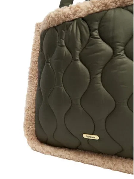Barbour Ročna torba Marnie Quilt Tote Bag Khaki