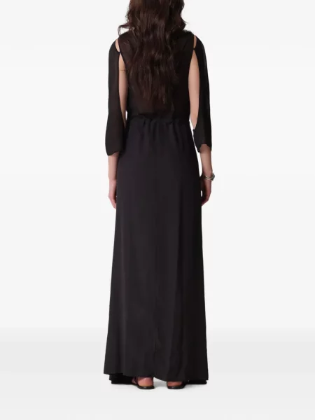 Rochie Fortela cu broderie negru