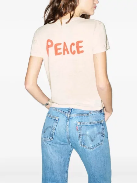 Scurt tricou Re/done cu imagine clasic