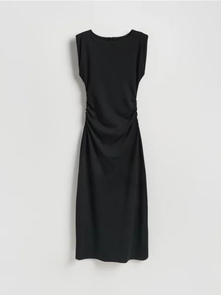 Reserved Rochie maxi drapată negru