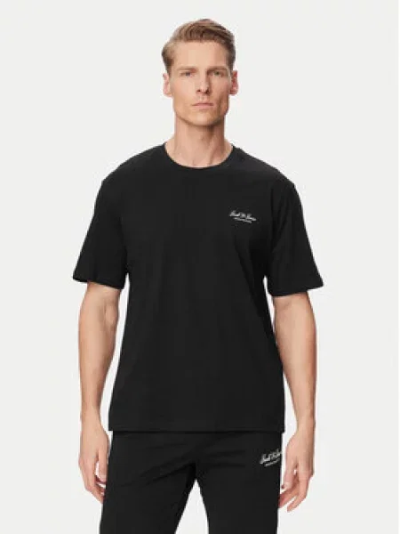 Jack & Jones Komplet majica in kratke hlače Archive črna