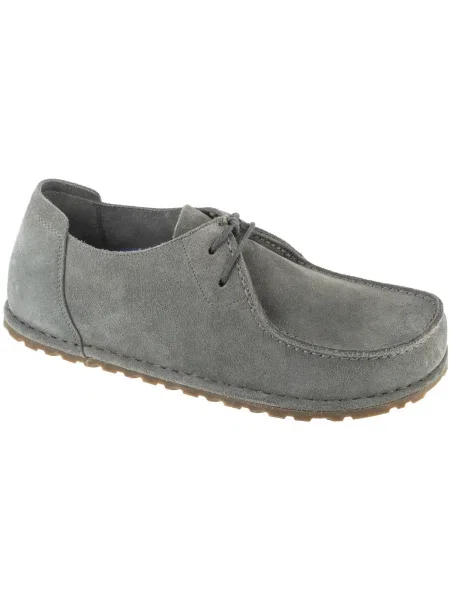Čipkované tenisky Birkenstock sivá