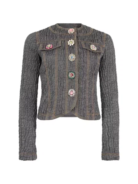 Geacă de blugi Moschino gri