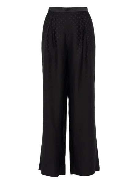 Pantaloni Eres cu imprimeu geometric negru
