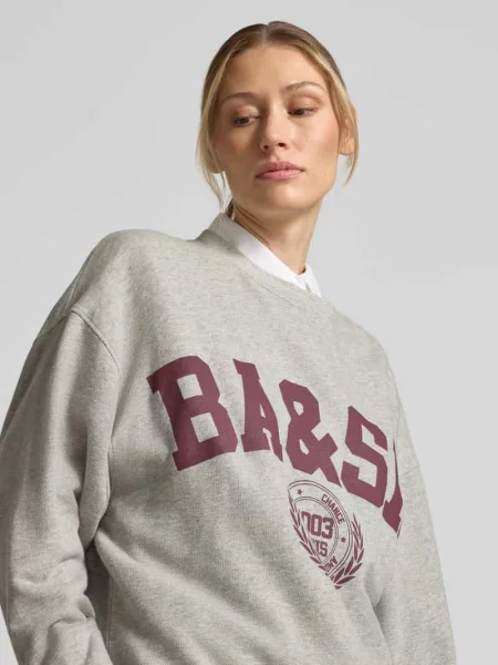 Bluza z nadrukiem z logo model BENJAMIN' Ba&sh szara