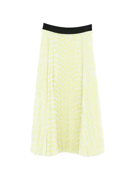 Fusta plisata Msgm plisată galben