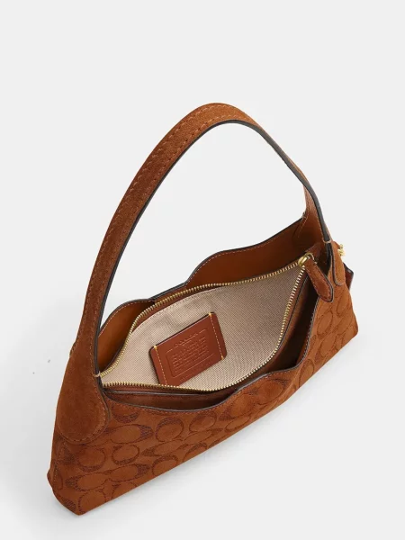 Coach сумочка hobo замшева Brooklyn Shoulder Bag 26