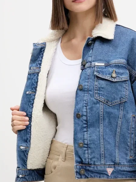 Джинсова куртка Guess Jeans демісезонна oversize