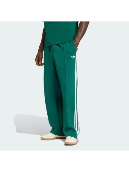 Adidas Долнище анцуг adicolor Spacer Track Baggy Fit зелен