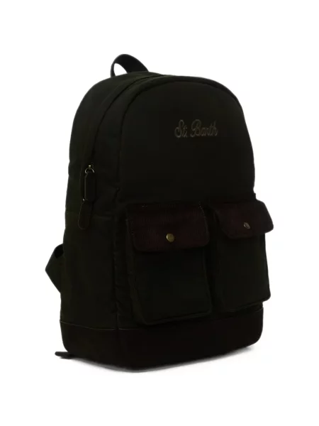 Rucsac Mc2 Saint Barth de catifea cord negru