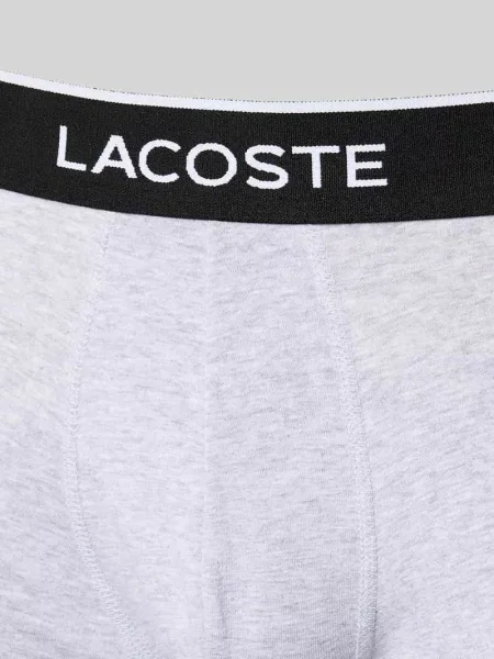 Lacoste bokserki dopasowane z czarne