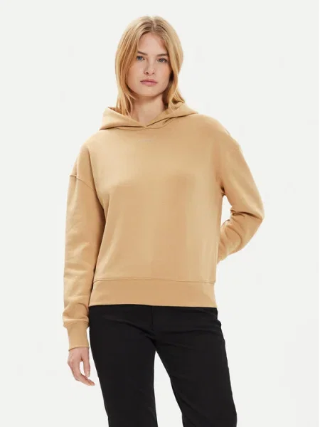 Calvin Klein Bluză Nano Logo bej