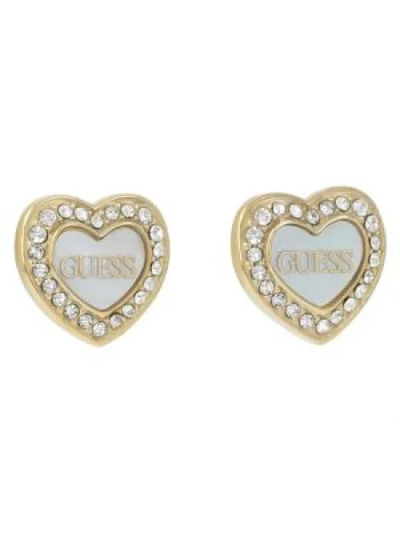 Guess Náušnice Guess biela