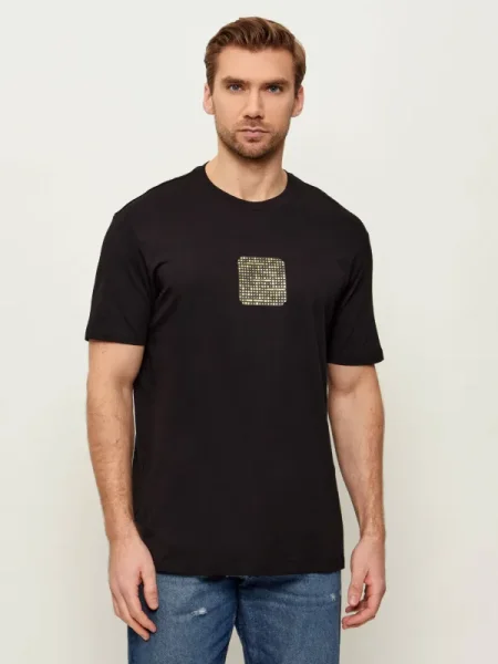 Armani Exchange Tricou negru