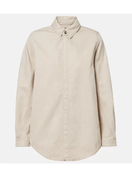 Cămașă de blugi Jacquemus bej