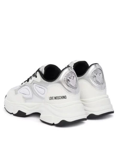 Sneakersy LOVE MOSCHINO biela