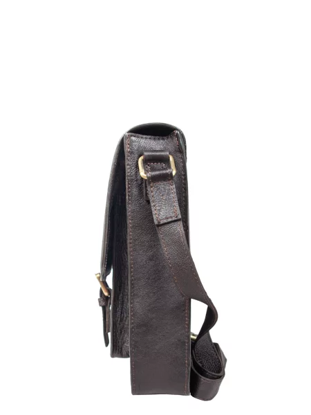 Кожаная сумка Ashwood Leather коричневая