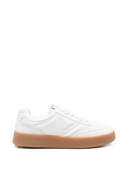 Sneakerși Guess cu autograf alb