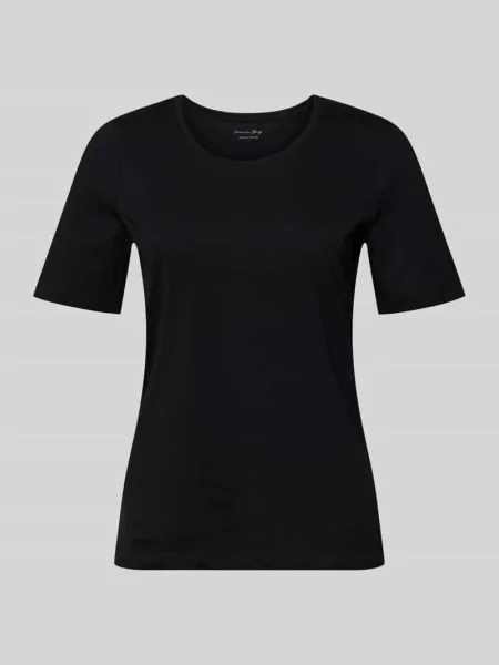 T-shirt z okrągłym dekoltem Christian Berg Woman czarna