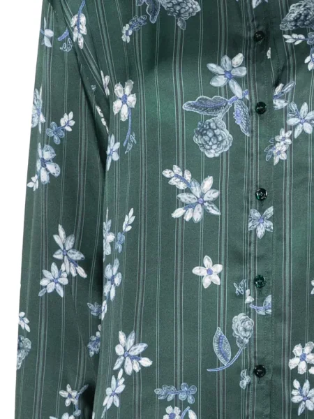 Cămașă Liu Jo cu model floral cu imagine verde