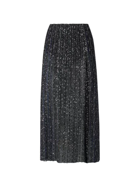 Fustă midi Missoni cu paiete negru