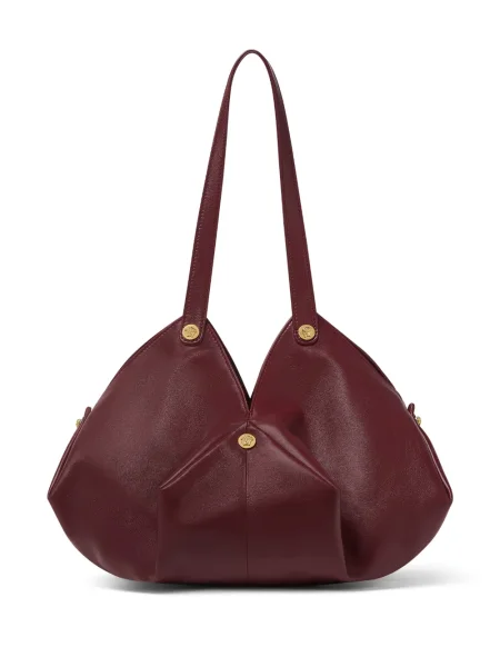 Geanta de piele Versace din piele roșu