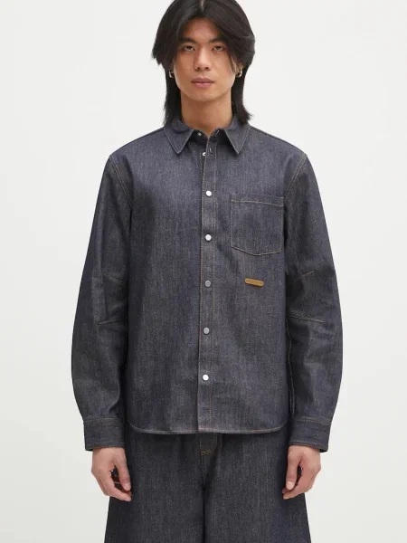 Džínová košile Helmut Lang Curved Cl Shirt.Bkly