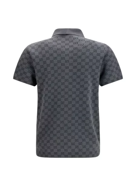 Tricou polo Gucci gri