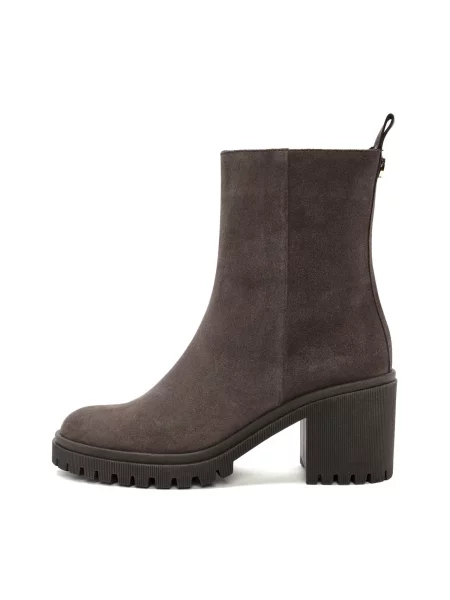 Derimod Cizme glezne s Heeled Ankle Boots Heeled Ankle Boots maro
