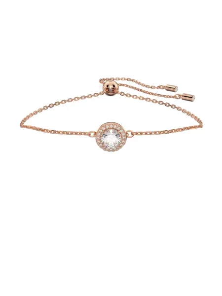 Bransoletka Swarovski różowa