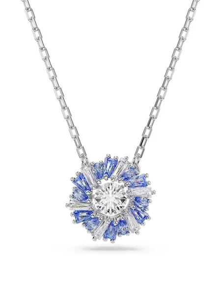 Naszyjnik Swarovski szary