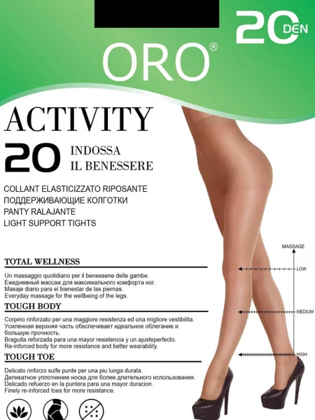 Колготы Oro черные