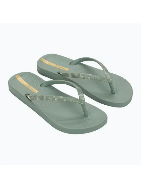 Șlapi Ipanema plasă verde