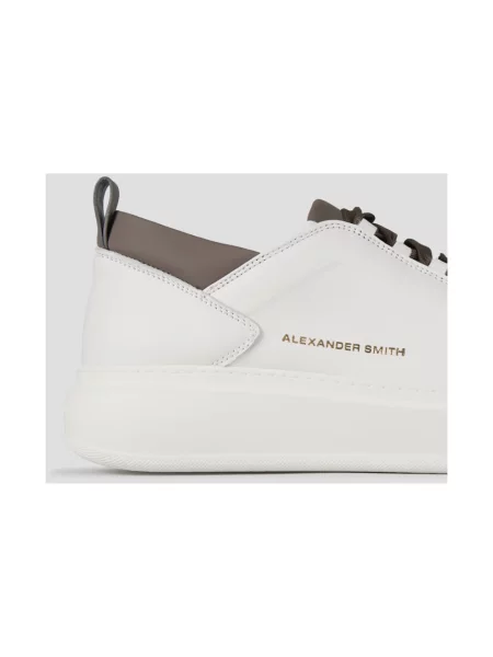 Sneakersy Alexander Smith białe