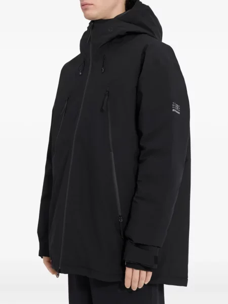 Μπουφάν bomber Mm6 Maison Margiela X Salomon με κουκούλα μαύρο