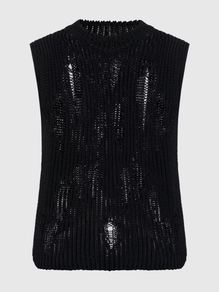 Топ з проріхами Gauchere чорний