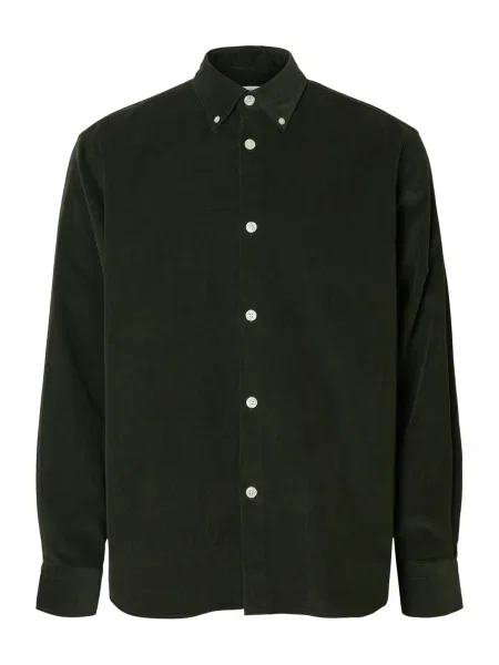 SELECTED Košile SLHDANNI tmavě zelená